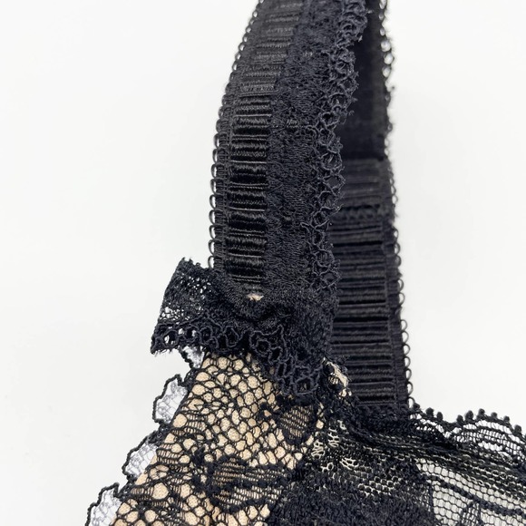 Fantasie Womens 34H Susanna Mesh Lace Side Support Underwire Bra Black FL-2402 - Picture 6 of 9